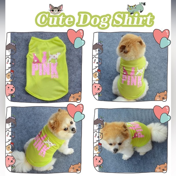 Pet Dog Clothes T Shirt Small Dog Pet Puppy Boy Girl Apparel Size Medium - Picture 1 of 3